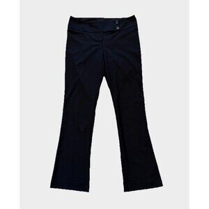 The Limited Drew Fit Classic Black Trousers Y2K Low Rise Bootcut Leg Size 6R
